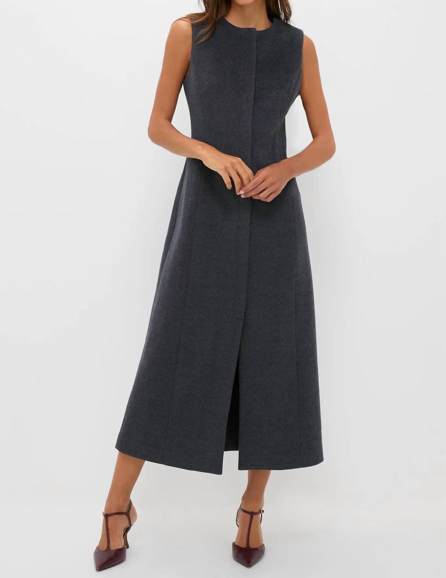 Wool Rhoda Midi Dress