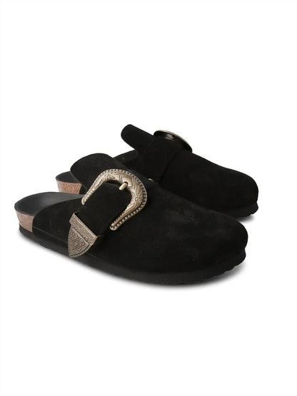 Women's Huma Velour Mule Slides