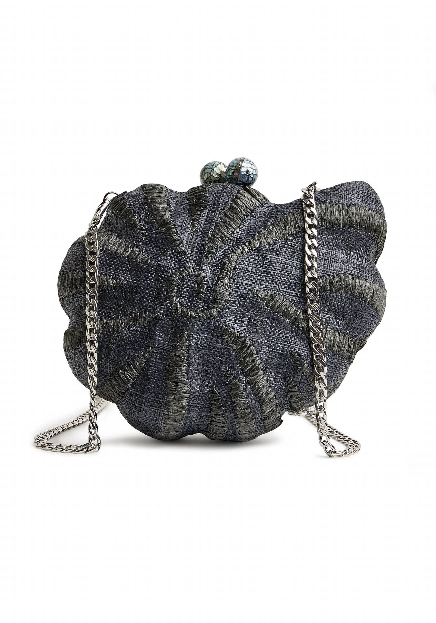 Women's Kahala Woven Circular Shell Clutch