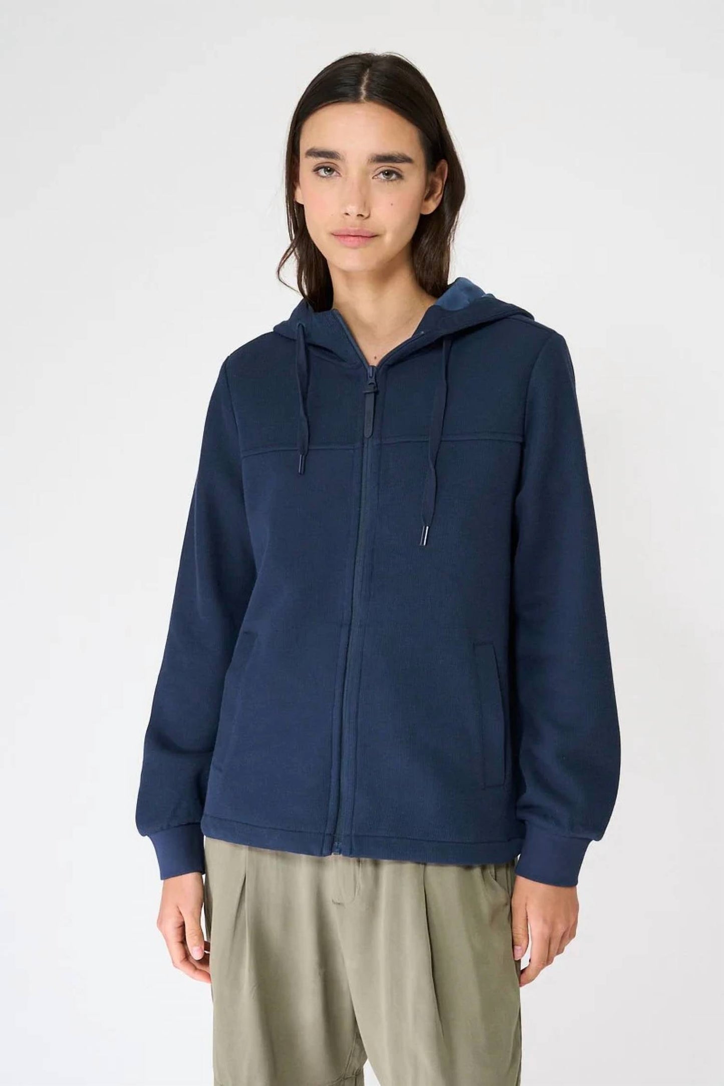 Zip Hoodie With Pockets