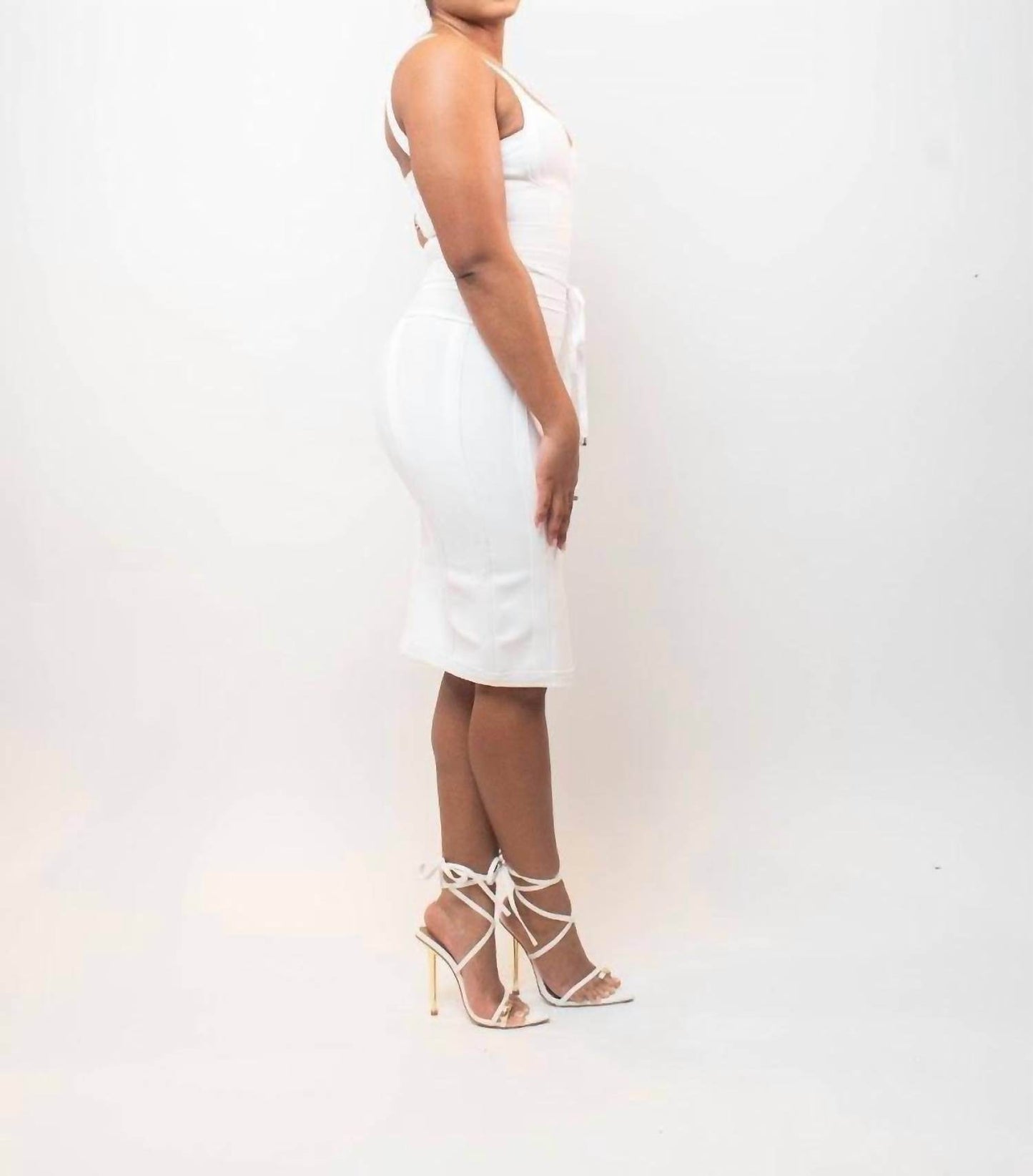 Athina - Spaghetti Strap Bandage Dress - Rack Hunt -