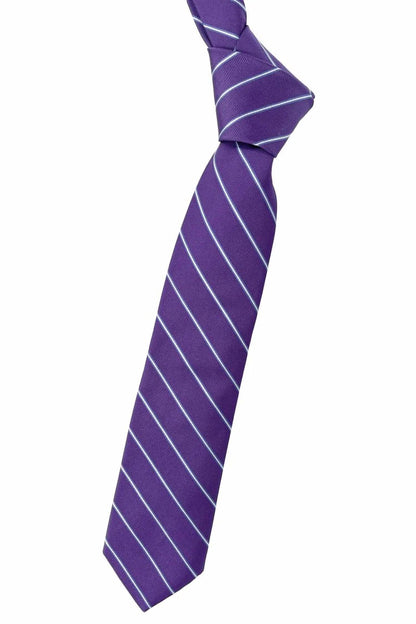 Men's Faille Textured Stripe Woven Silk Tie