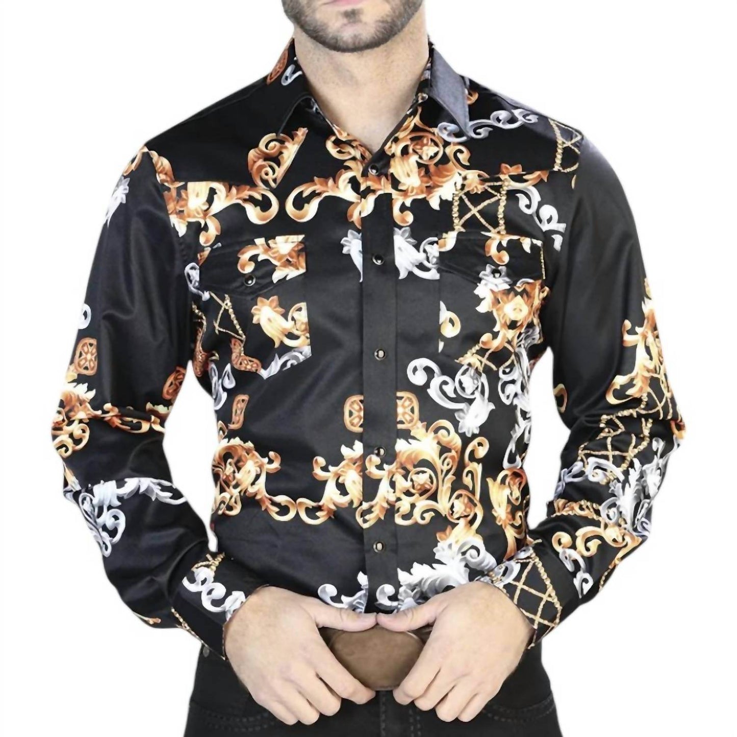 El Señor De Los Cielos - Casual Long Sleeve Shirt - Rack Hunt
