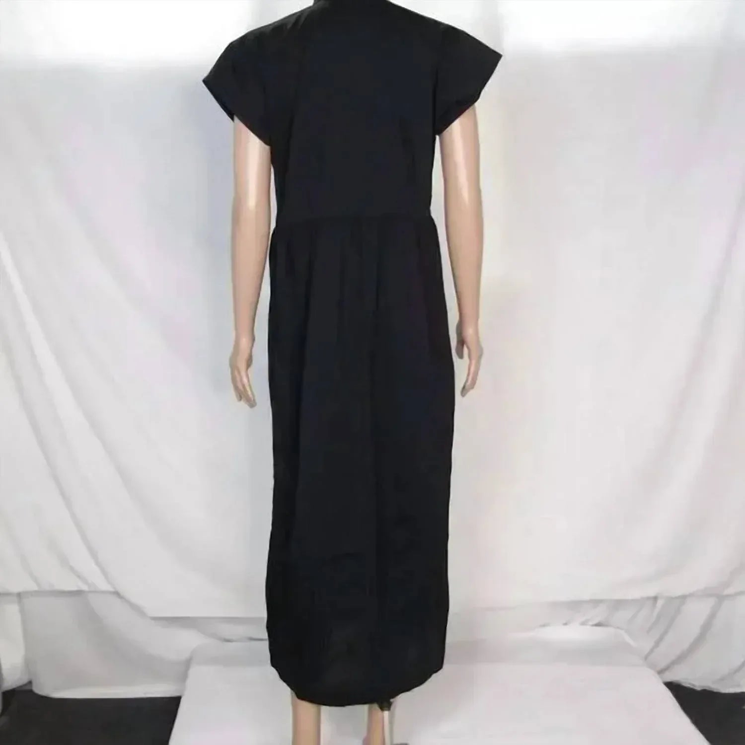 BITTE KAI RAND - Women's Asymmetric Button Short Sleeve Dress - Rack Hunt