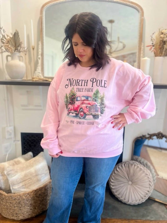 North Pole Tree Farm Sweatshirt