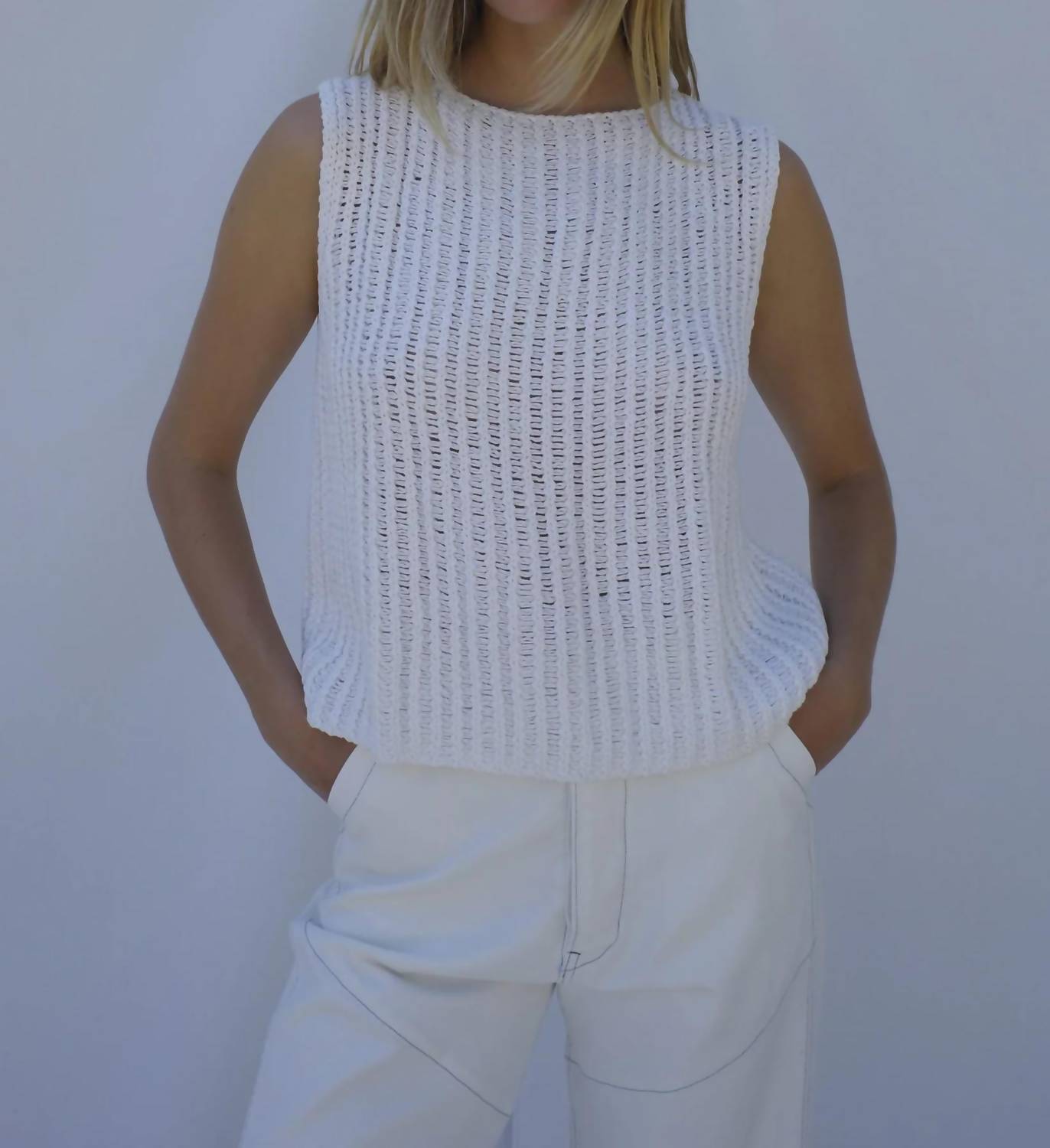 ORLA KNIT SHELL TOP