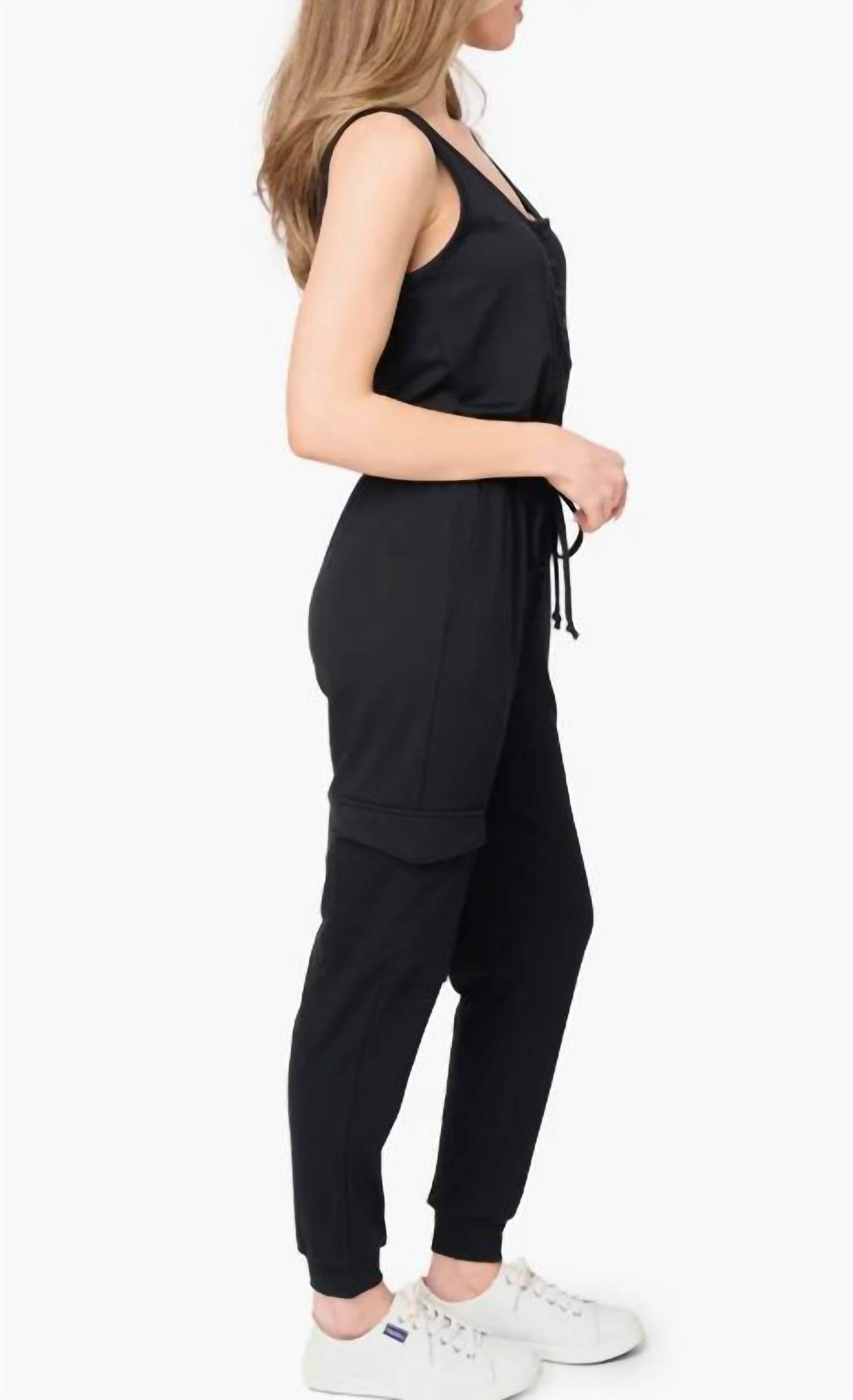 Gibsonlook - Luxe Cargo Jumpsuit - Rack Hunt -