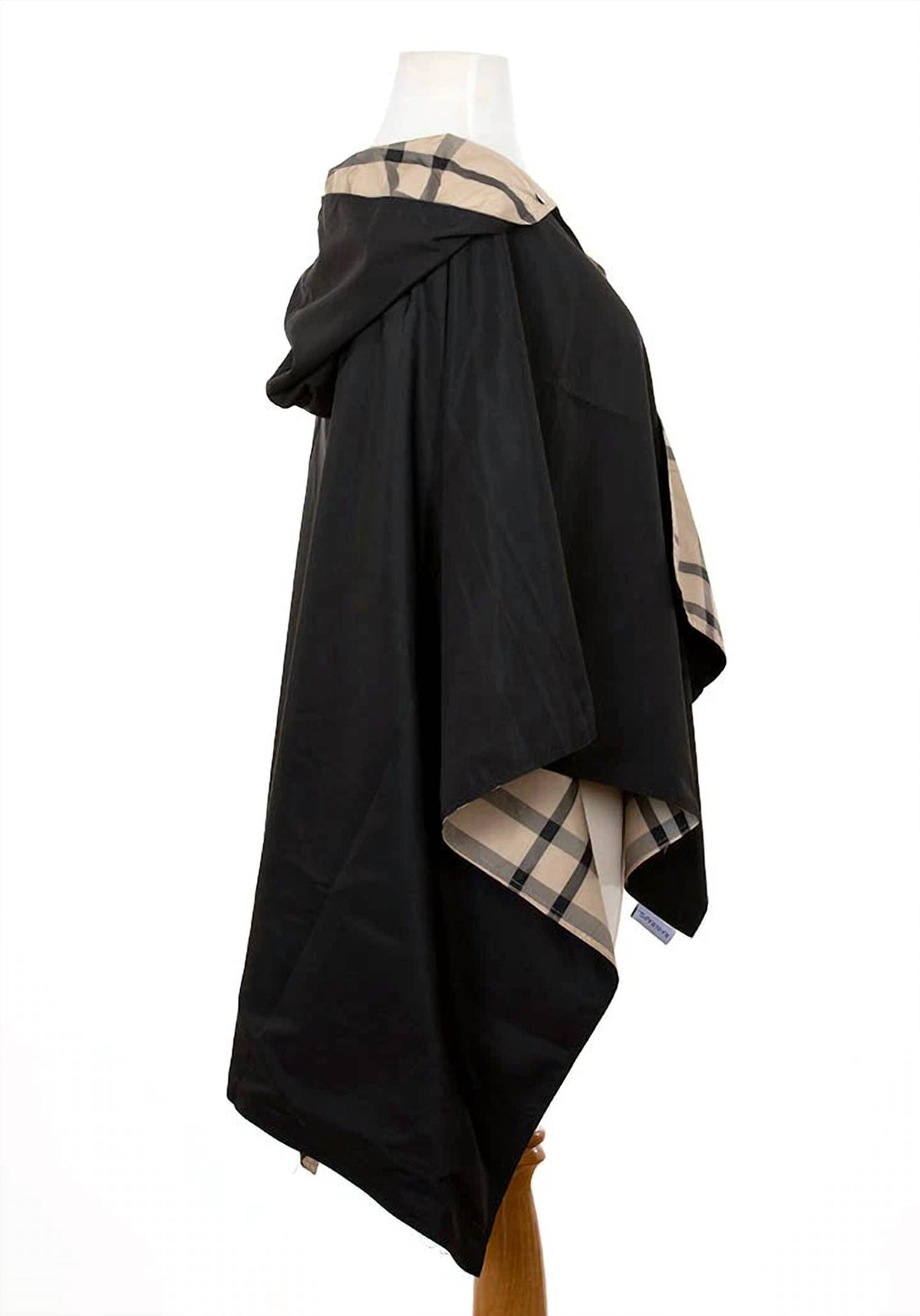 Plaid Rain Poncho