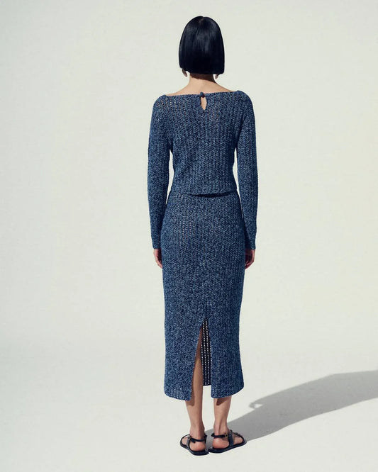 ESCVDO - Manabi Pencil Midi Skirt - alternate view - Rack Hunt