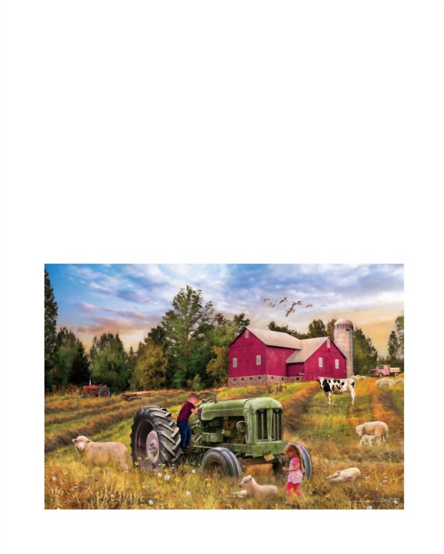 Eurographics Puzzles - Farm Tractor Puzzle - Rack Hunt -