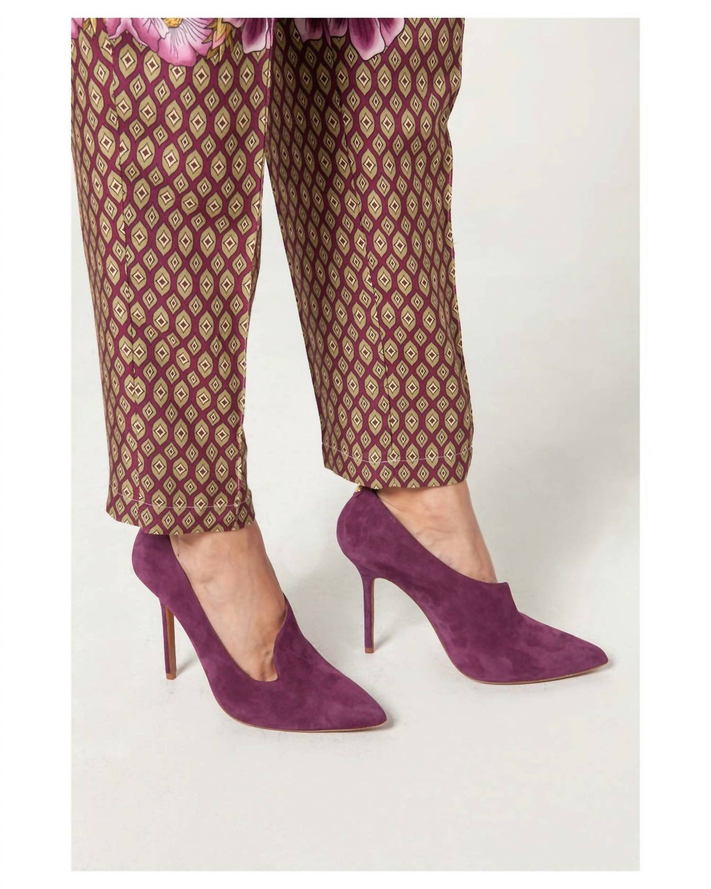 Women's Geo Printed Yoke Pant
