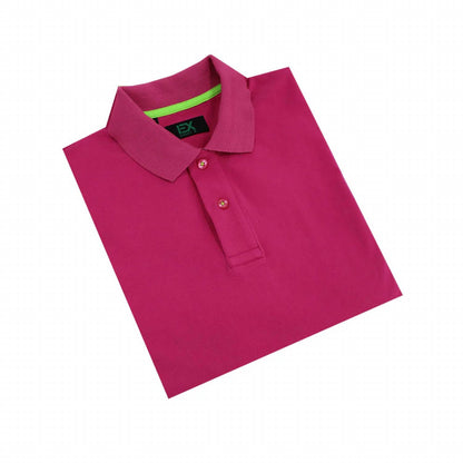 Double Sided Multi Colored Striped Collar Polo