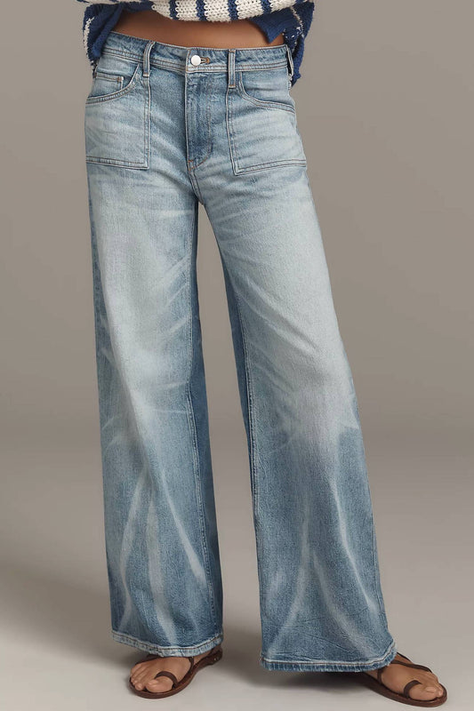 Heritage High Rise Wide Leg Jeans