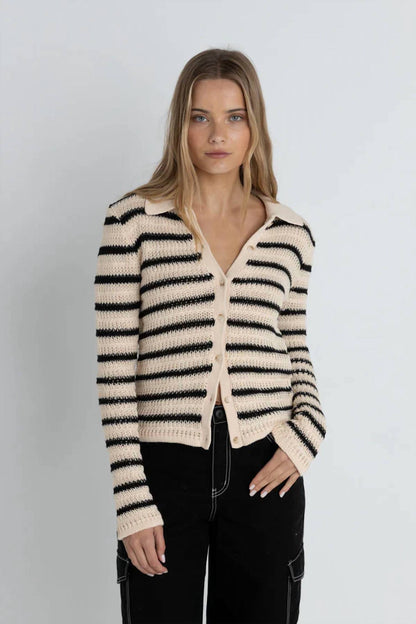 Coastal Stripe Cardigan