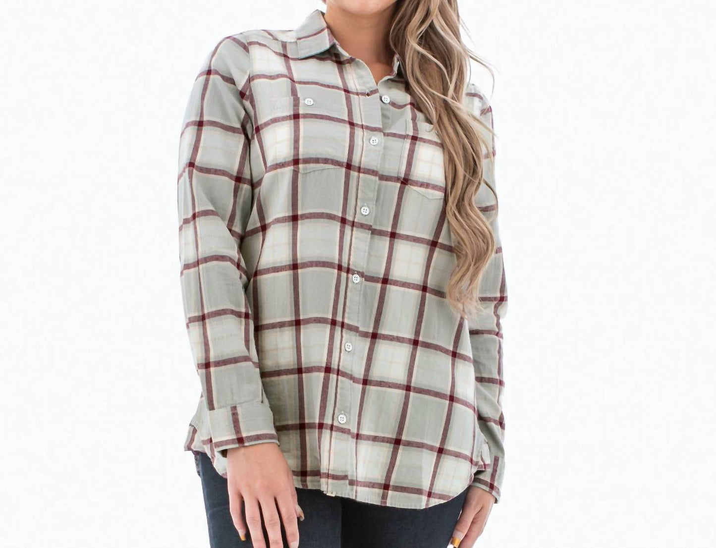 Acadia Boyfriend Long Sleeve Shirt