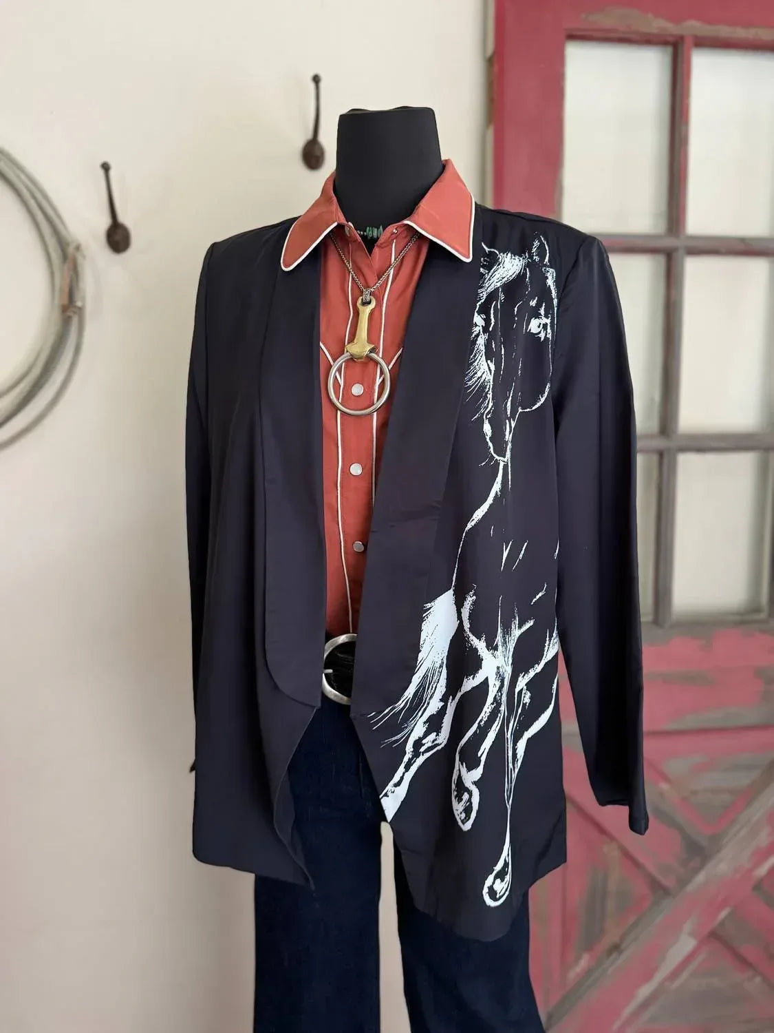 Turquoise Haven - Midnight Mustang Blazer - Rack Hunt