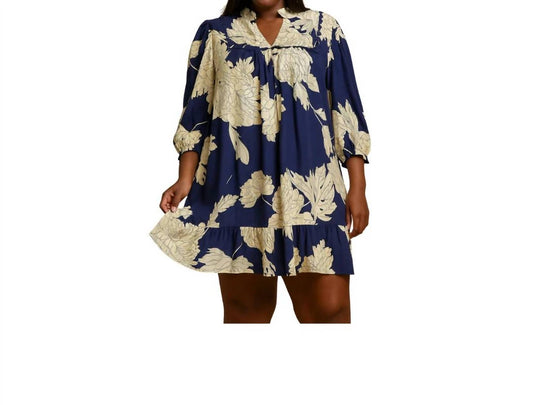 Floral Tiered Mini Dress
