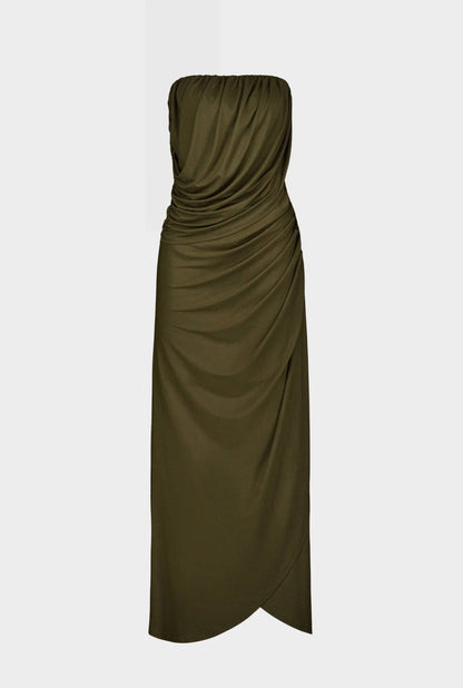 Selvi Draped Maxi Dress