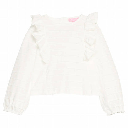 Ruffle Long Sleeve Blouse