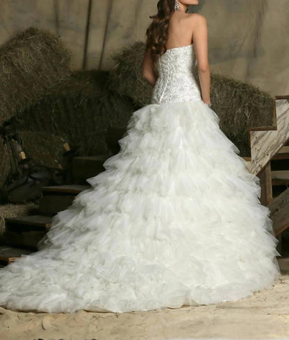 Strapless Tulle Wedding Dress