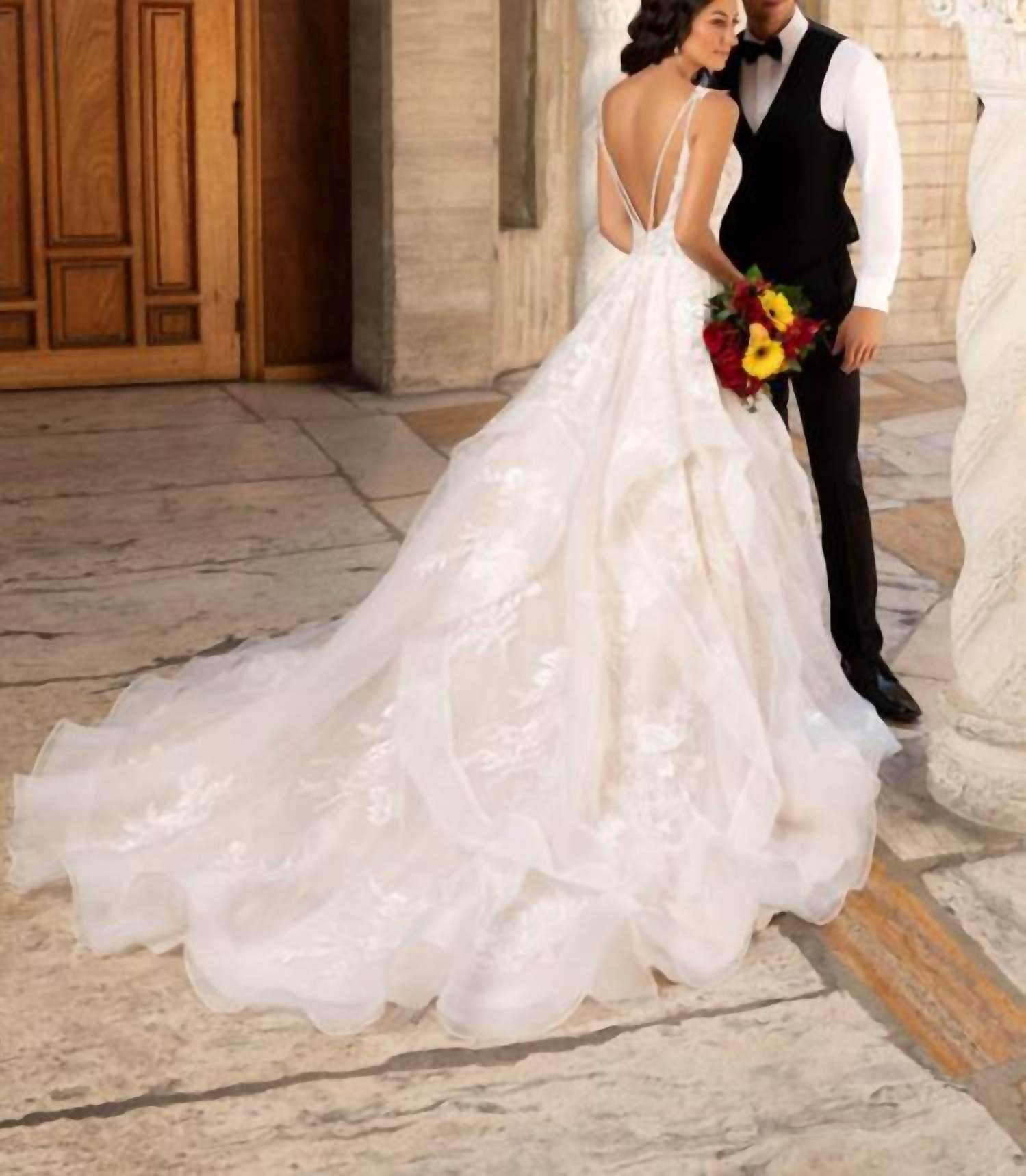 Kitty Chen Couture - Tara V-neck Ball Gown - Rack Hunt