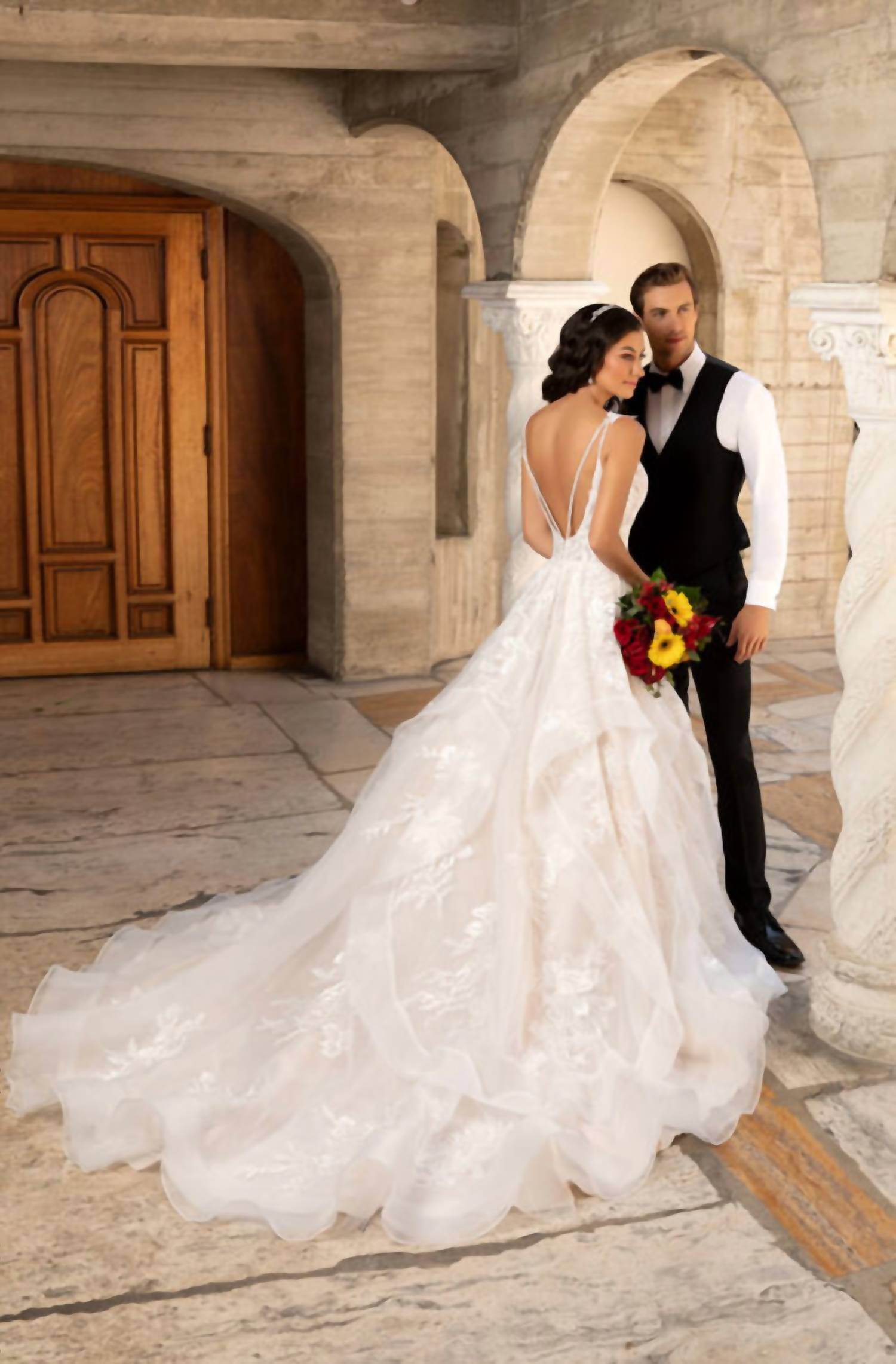 Kitty Chen Couture - Tara V-neck Ball Gown - Rack Hunt