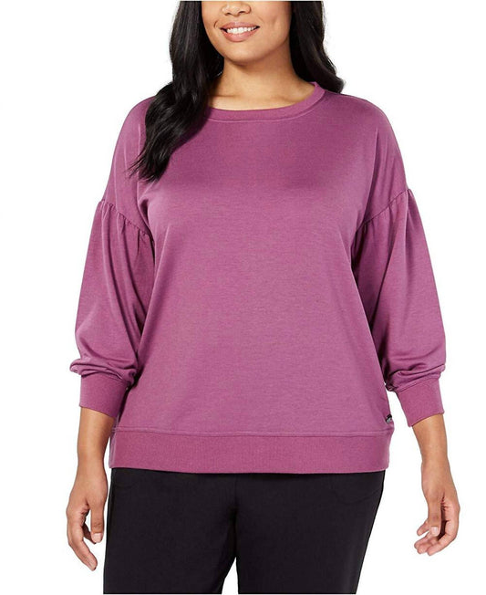 Activewear Flowing Sleeve Sweatshirt Top