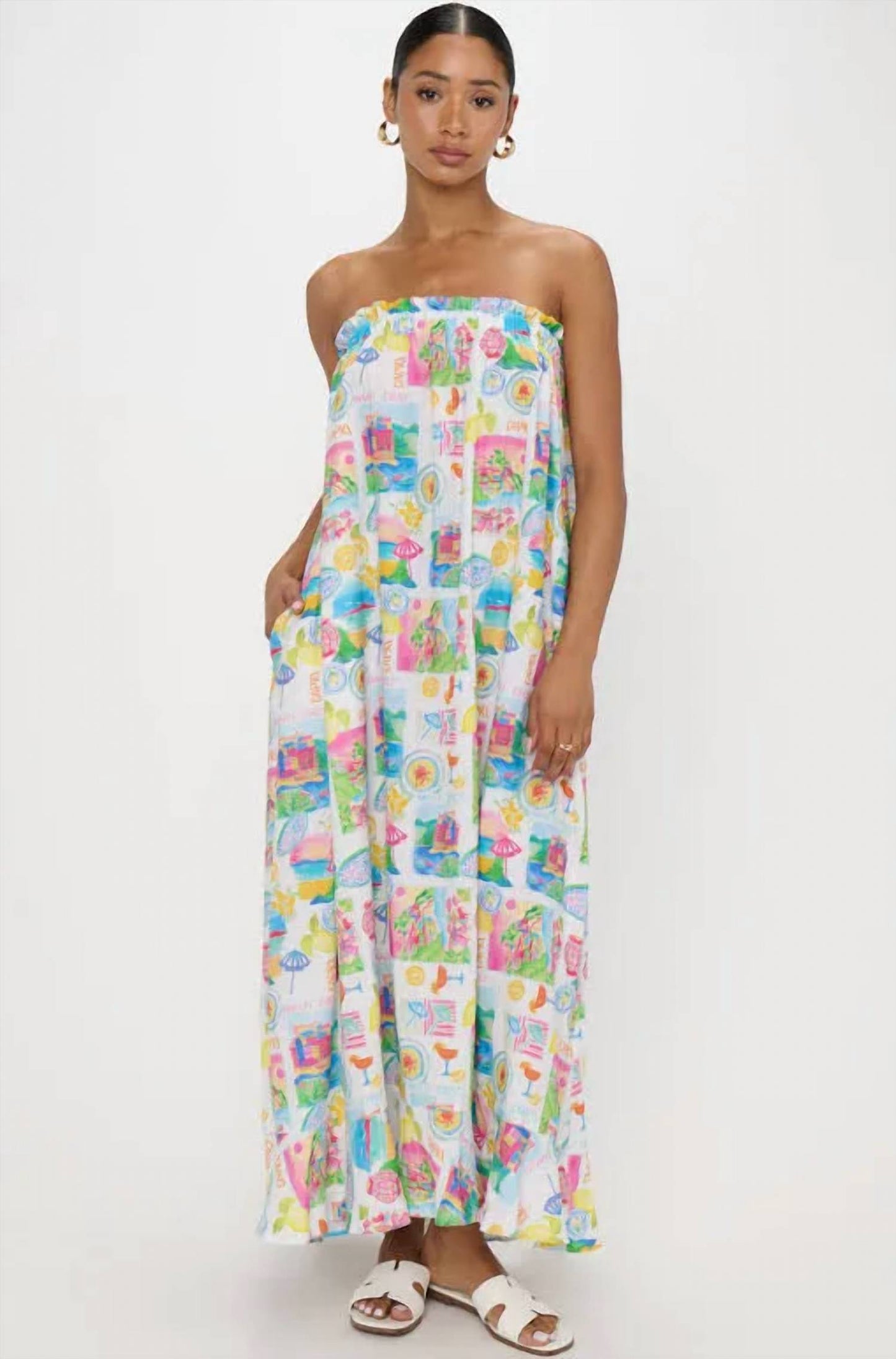 Around The World Maxi Dress