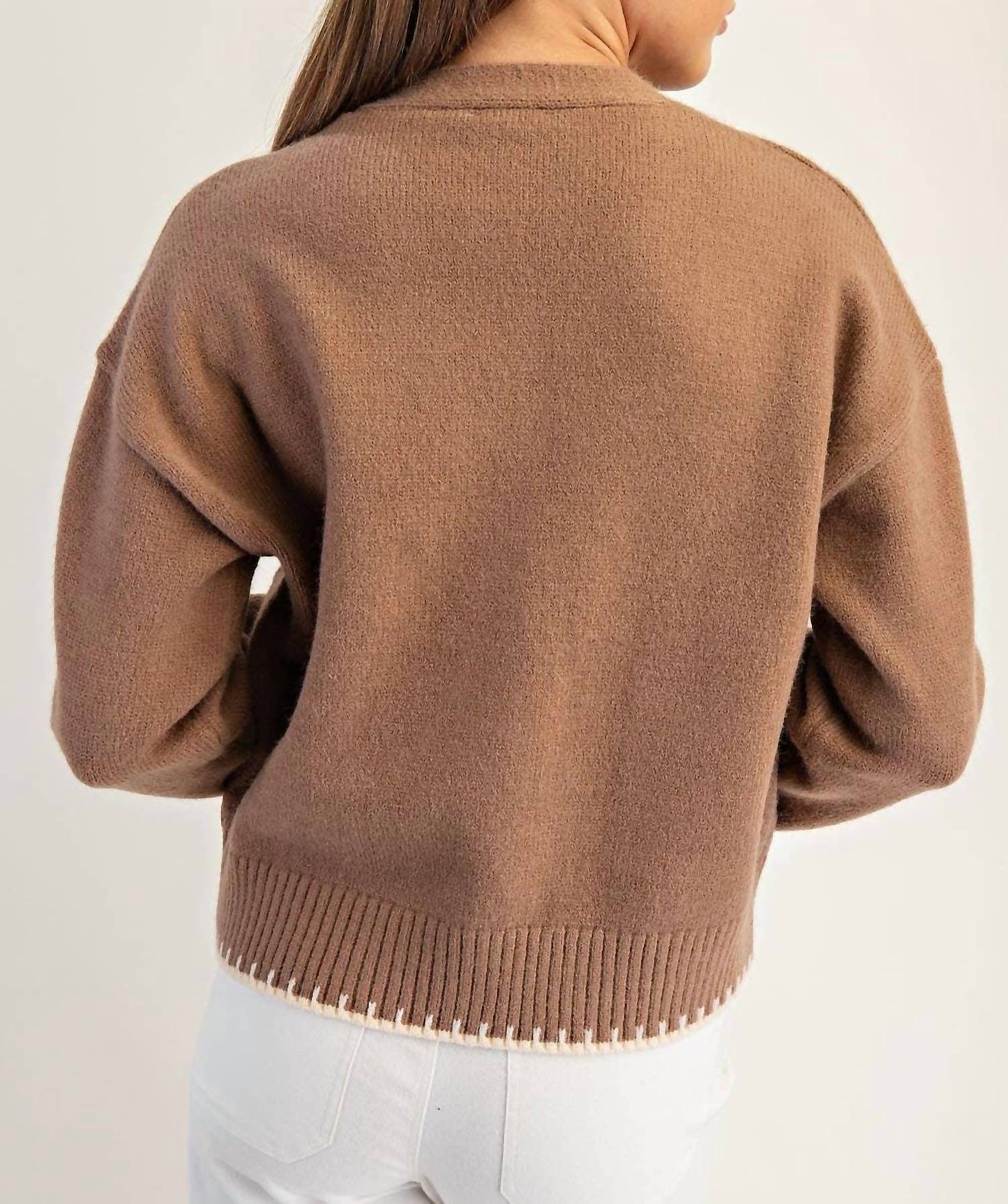 Button-Down Stitch Cardigan