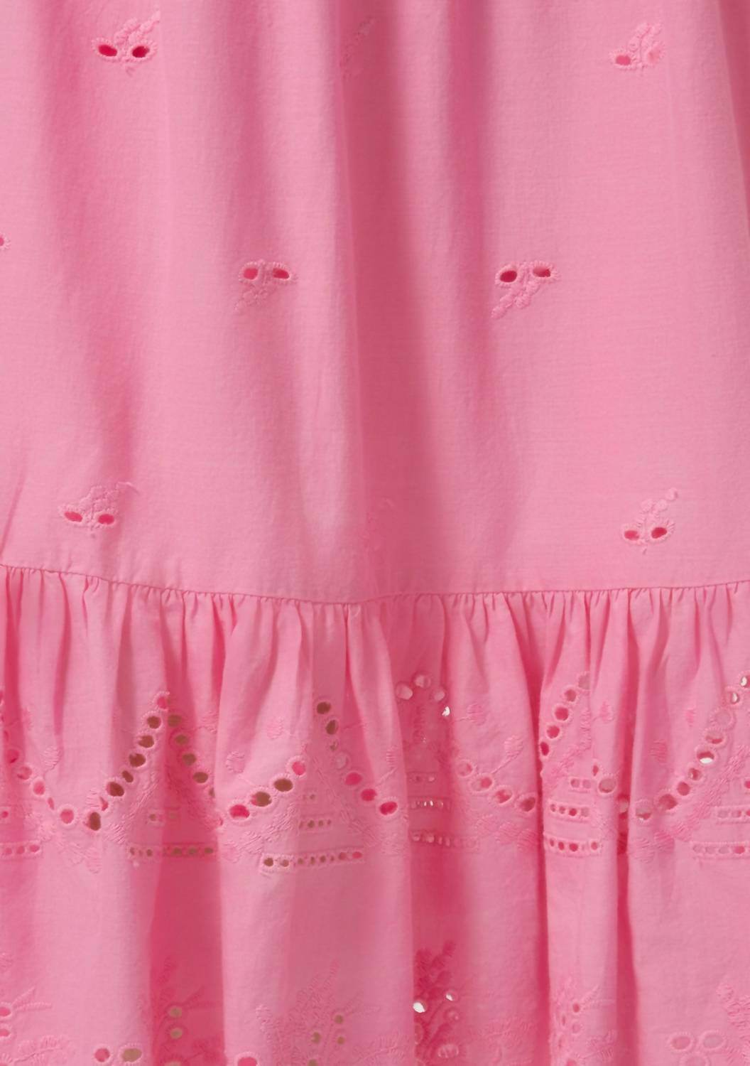 Area Stars - Short Square Neck Embroidered Midi Dress - Rack Hunt