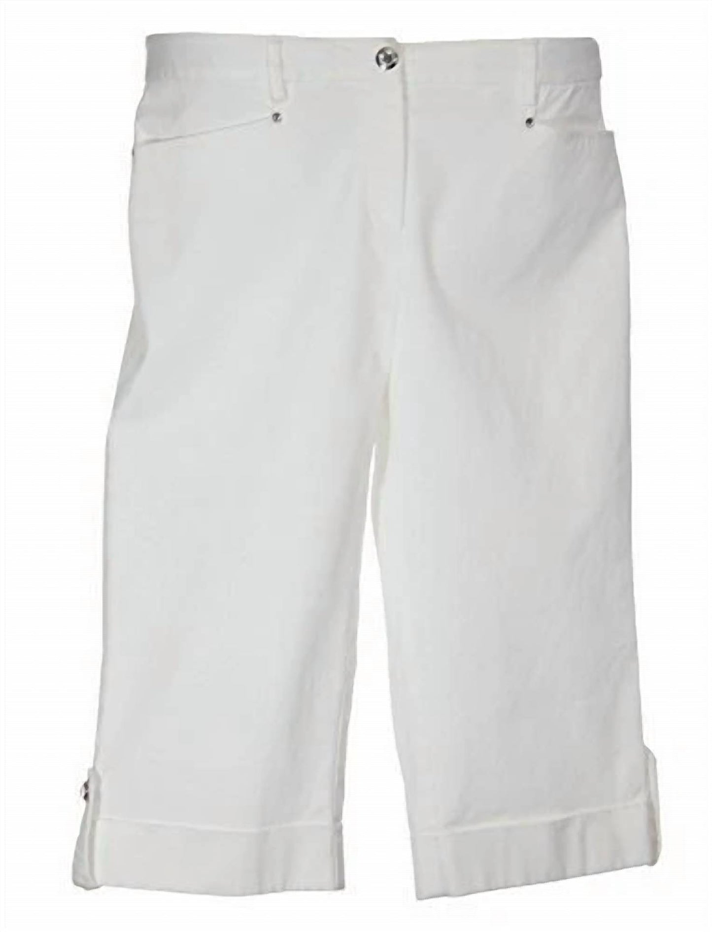Women's Comfort Waist Embellished Skimmer Capri Pants