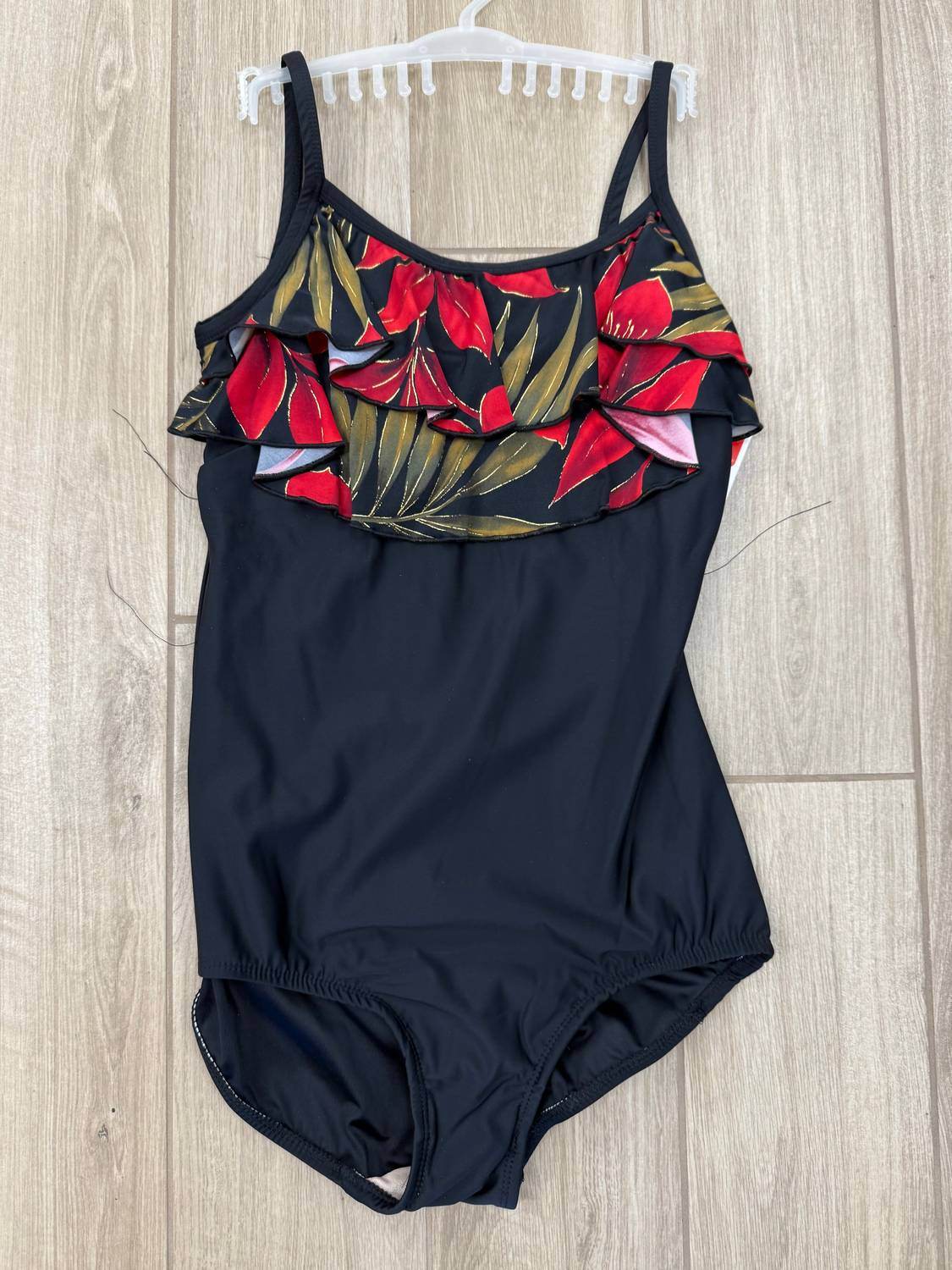 Ceeb USA - Floral Ruffle One-piece Swimsuit - Rack Hunt