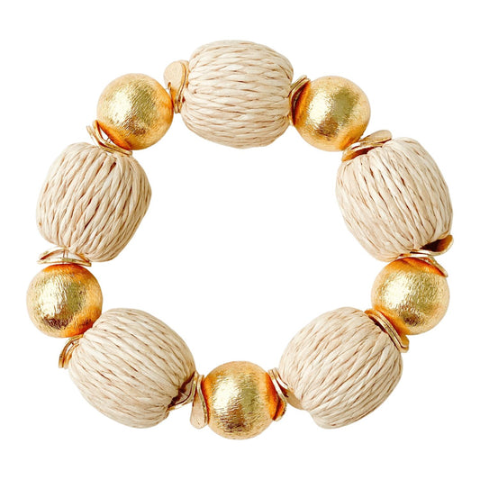 Natural Raffia Bracelet