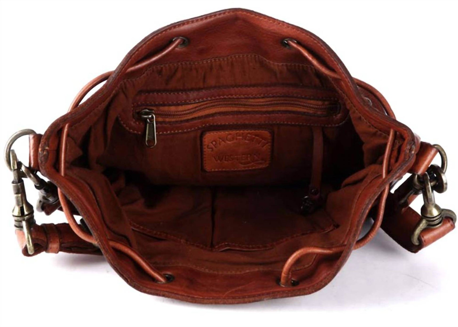 Spaghetti Western - Leather Bucket Bag - Rack Hunt -