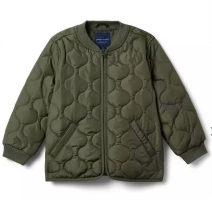Kids' Quilted Bomber Jacket
