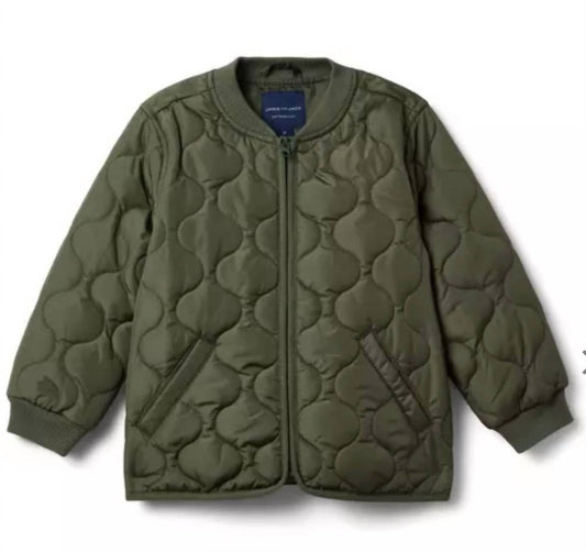 Kids' Quilted Bomber Jacket