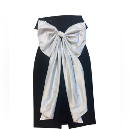 Strapless Bow Back Mini Dress