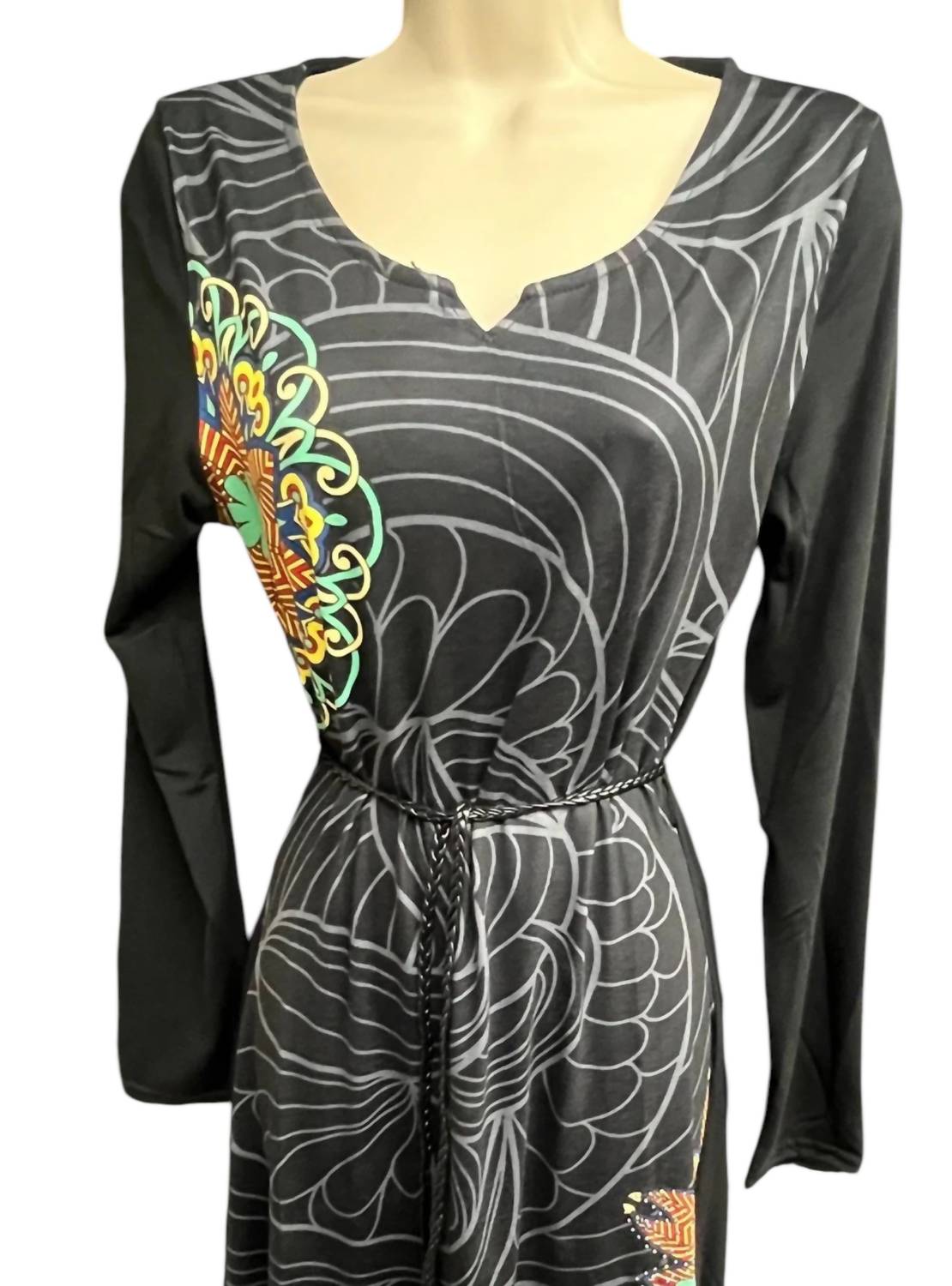 Women's Belted Beauty Jersey Dress