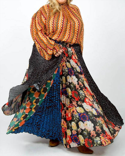 Women's Maxi Printed Skirt
