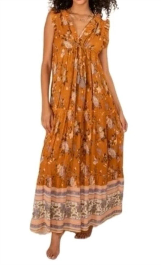 Women's Sleeveless Floral Maxi Dress