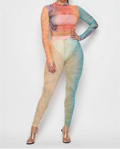 Charlie Feel The Breeze Mesh Pants Set