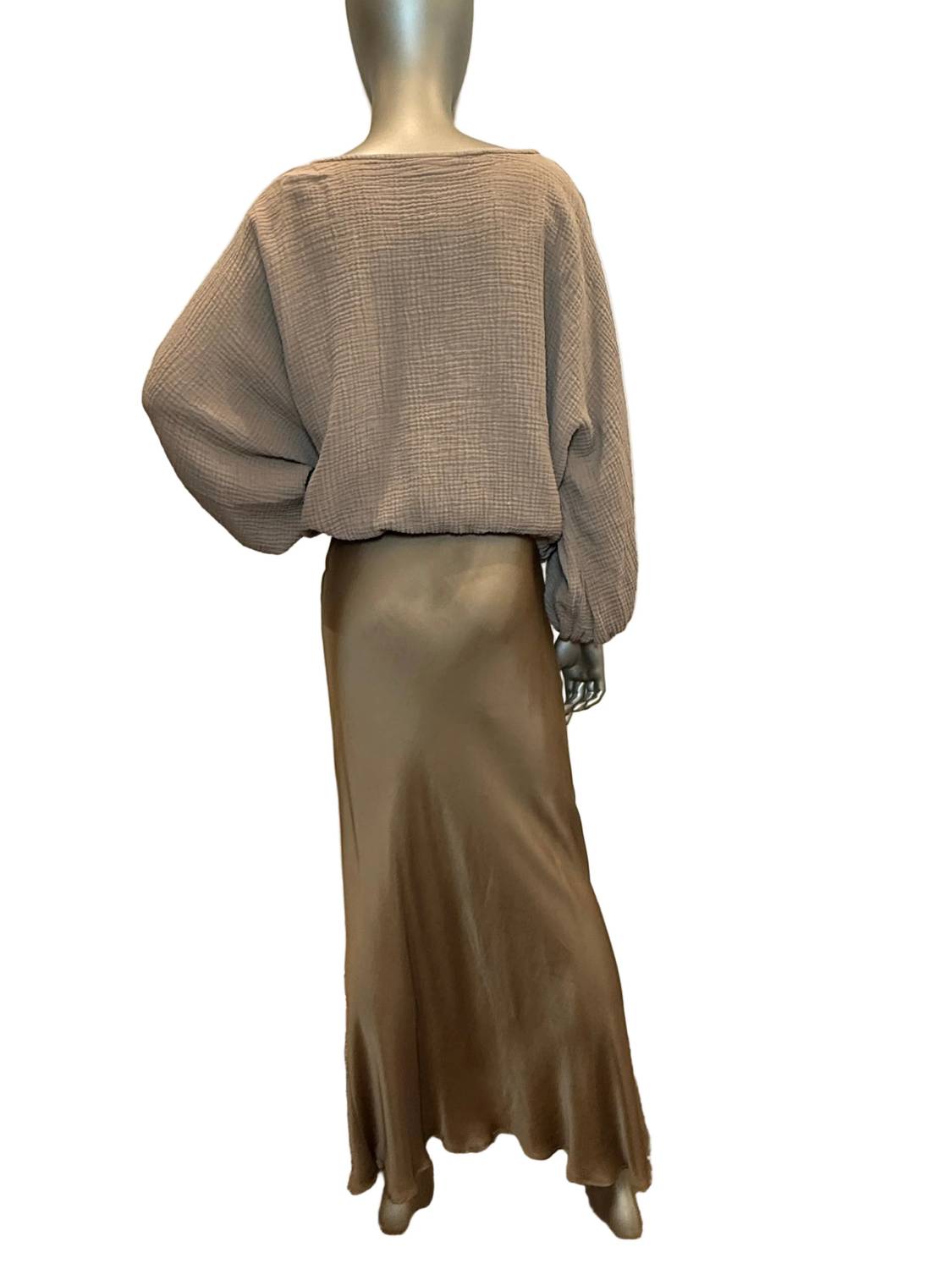 Women's Long Bias Midi Skirt