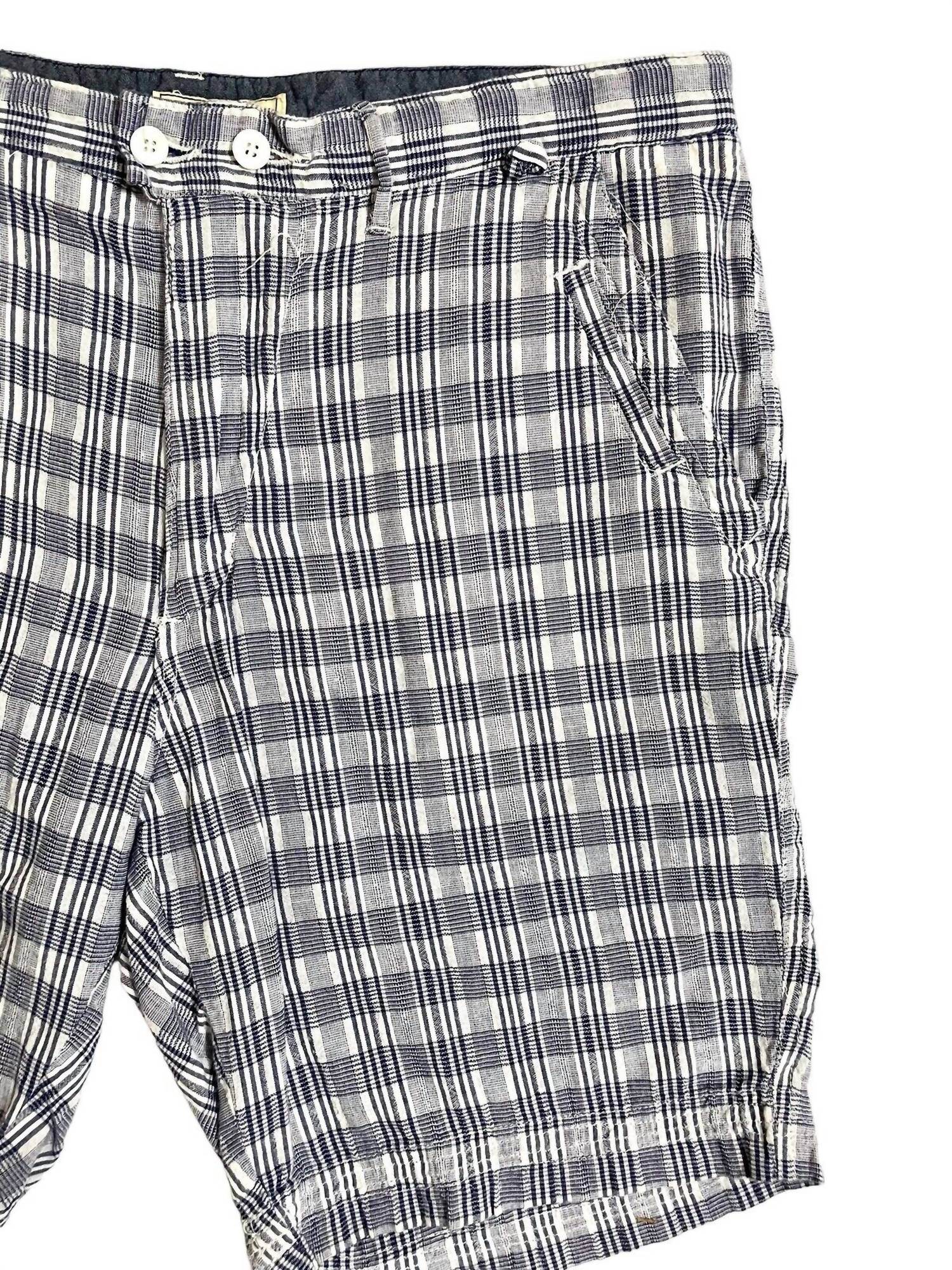 Cockpit USA - Men's Cotton Checkered Print Shorts - Rack Hunt -