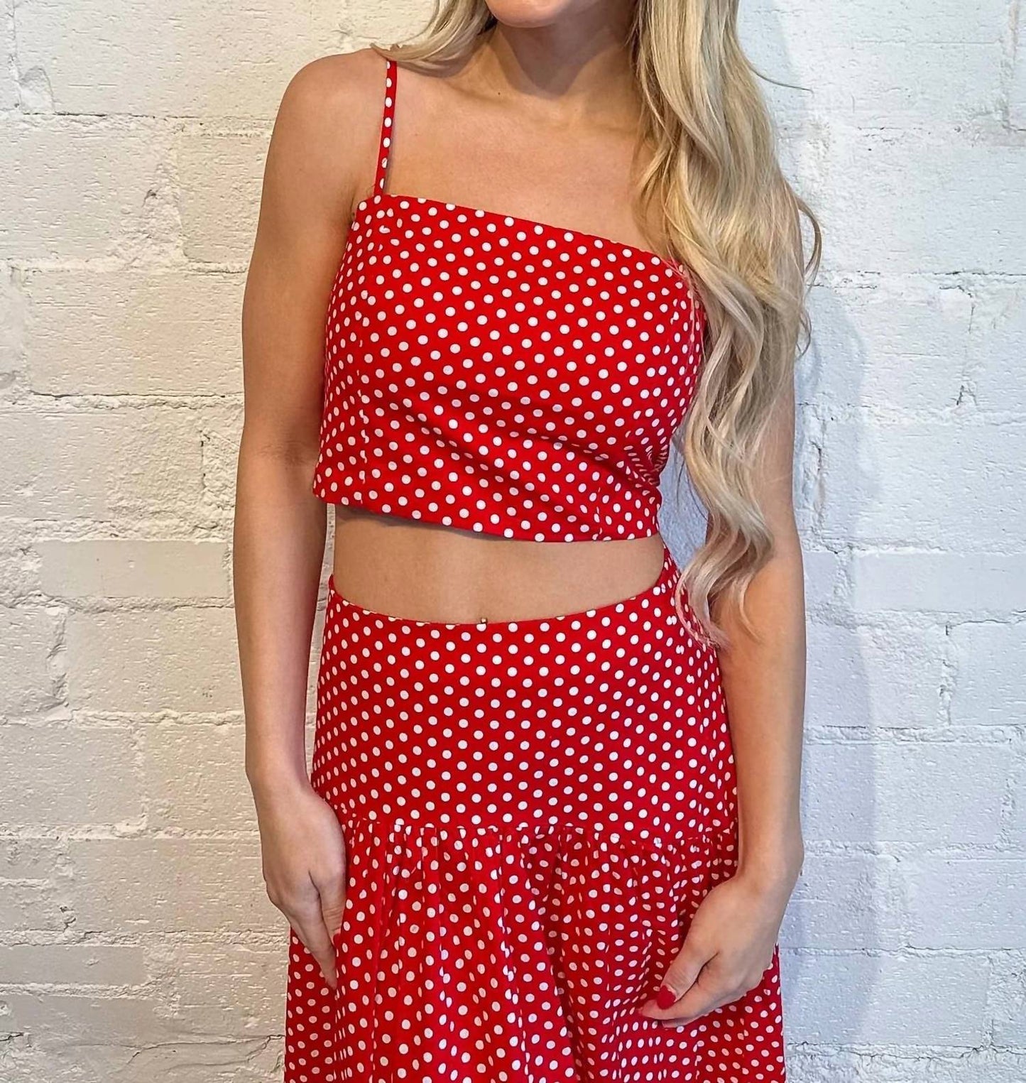 Presley Polka Dot Top