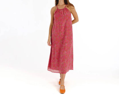 Nara High Neck Floral Dress