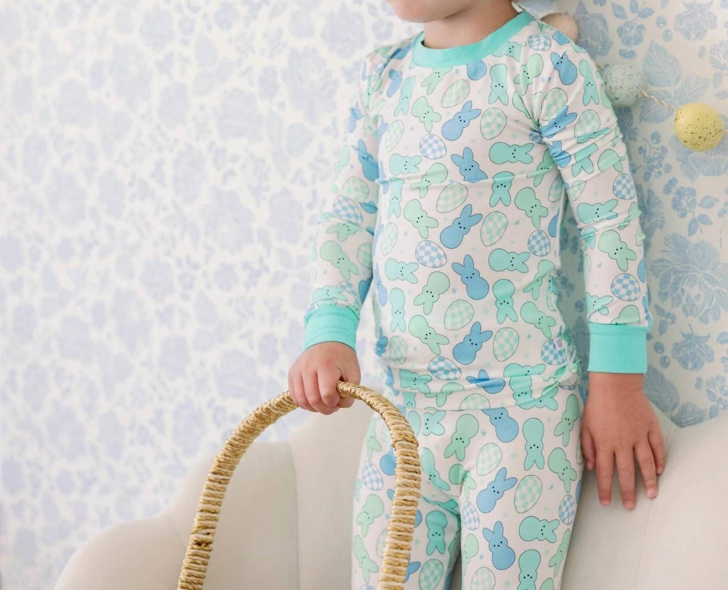 Kids Rockin Bunny Bamboo Pajama Set