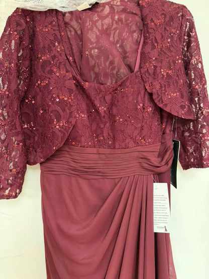 Long Mother Of The Bride Lace Chiffon Jacket Dress