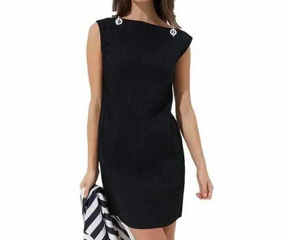 Etcetera - Nautical Plisse Jacquard T-Shirt Dress - Rack Hunt