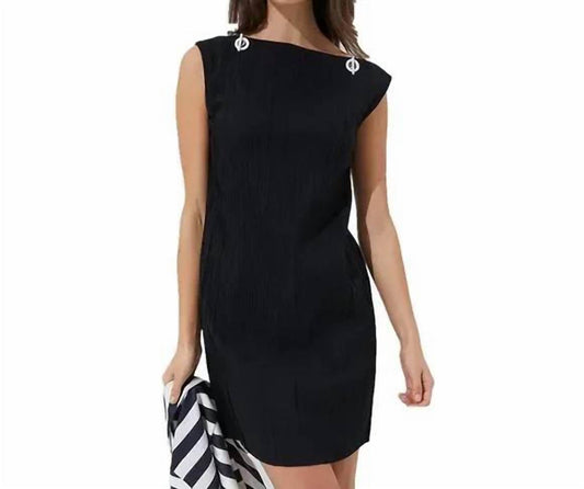 Etcetera - Nautical Plisse Jacquard T-Shirt Dress - Rack Hunt -