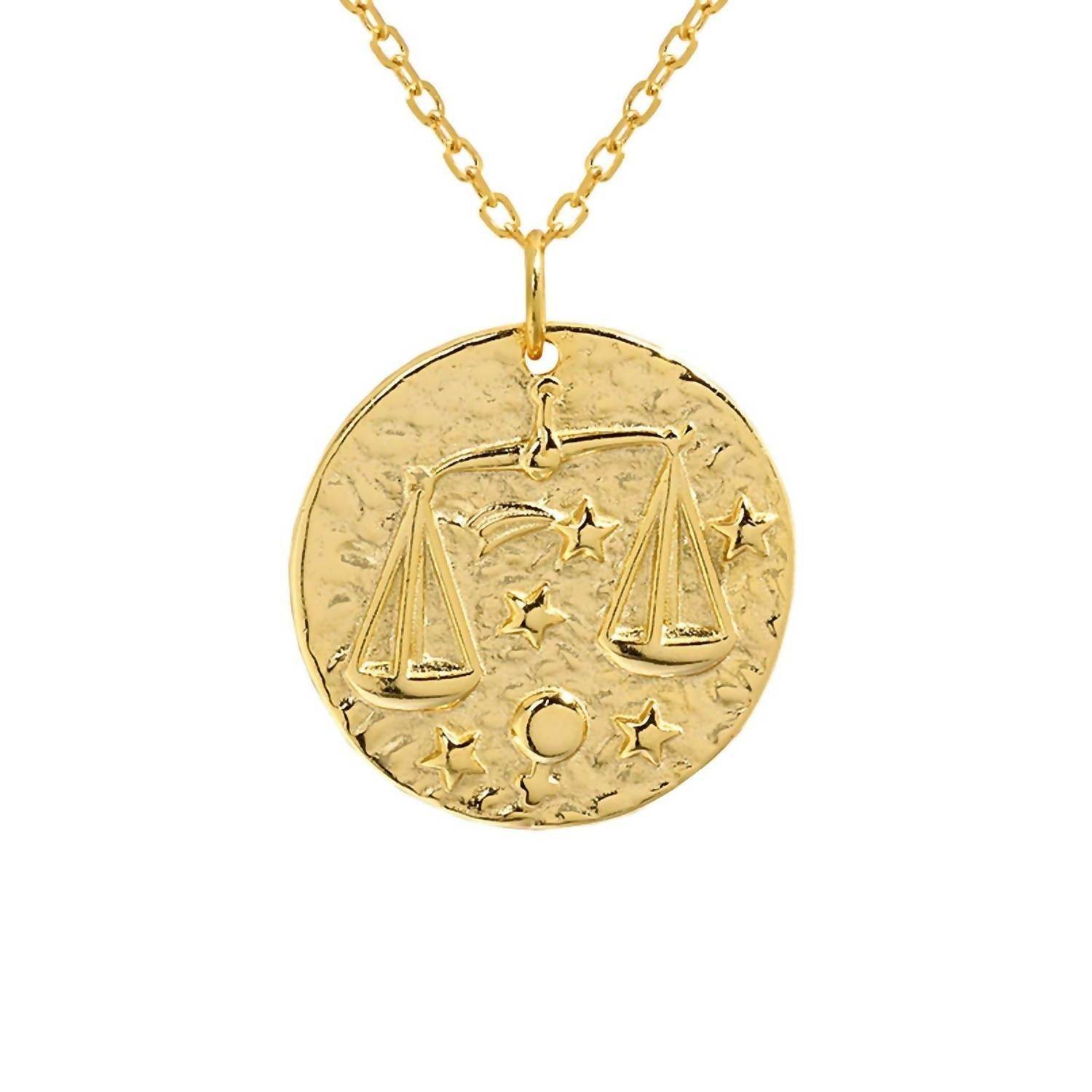 Love Local Jewelry - Women's Libra Waae Zodiac Sign Necklace - Rack Hunt -